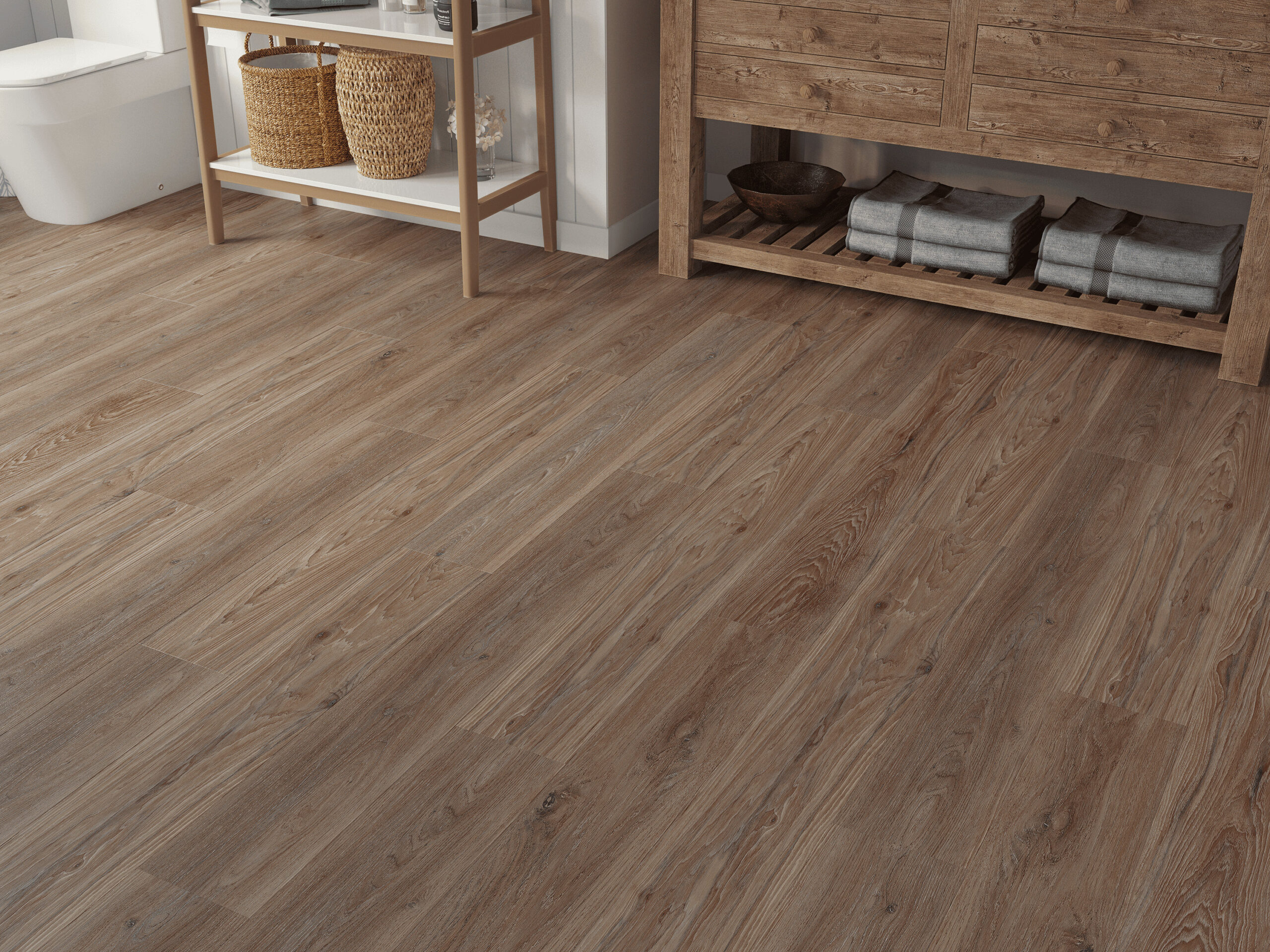 Antique Brown Oak 6.5mm Click LVT